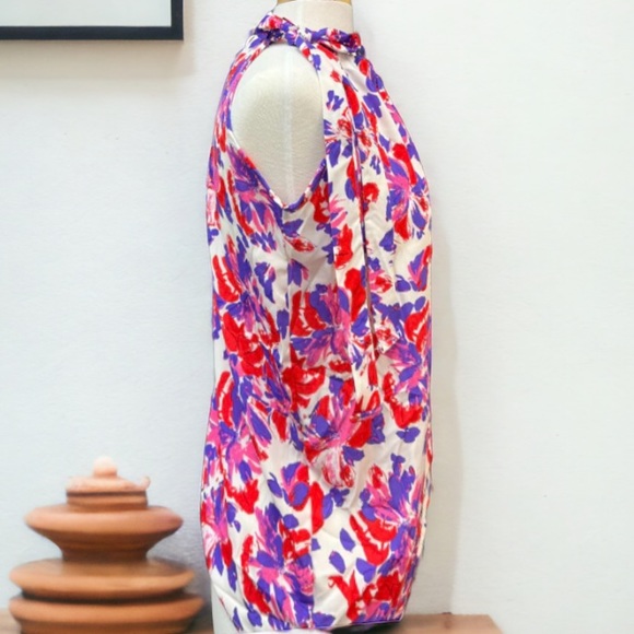 Bibi Kameron Ribbon One Shoulder Top Size Large - Picture 5 of 10